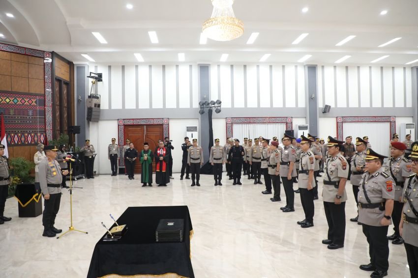 Kapolda Sumut Pimpin Sertijab Pejabat Utama dan Kapolres Jajaran Polda Sumut