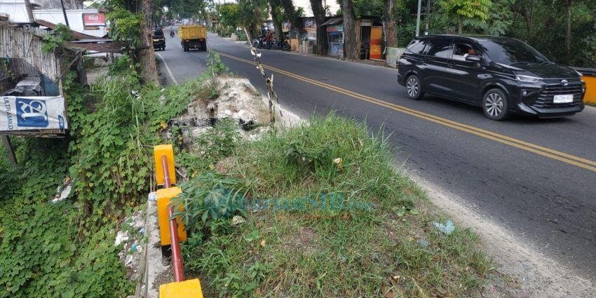 Hampir Setahun Terbiarkan, Beram Longsor di Jalinsum Pematangsiantar Tidak Kunjung Diperbaiki