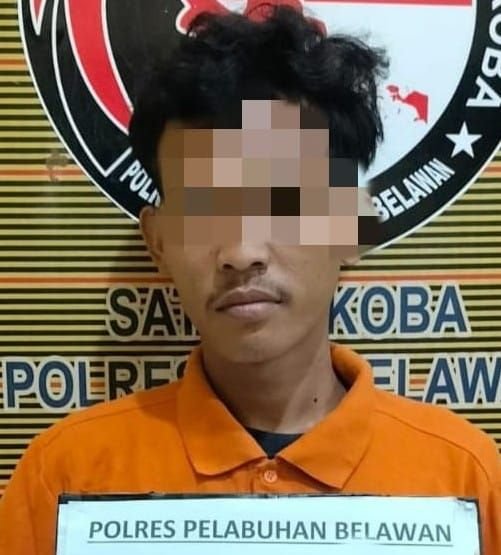 Polres Belawan Tangkap Pengedar Sabu di Kelurahan Besar
