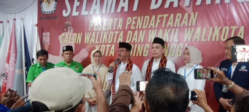 Hari Terakhir, ORI Mendaftar ke KPU Tebingtinggi