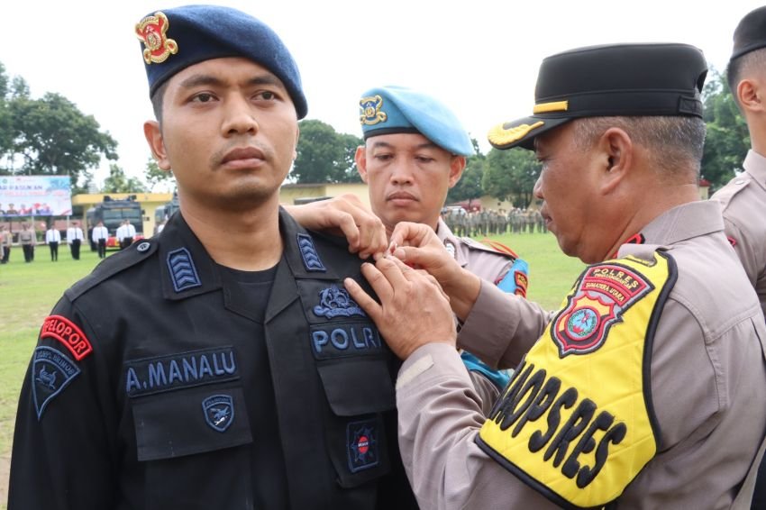 Polres Pematangsiantar Gelar Apel Pasukan Operasi Mantap Praja Toba 2024