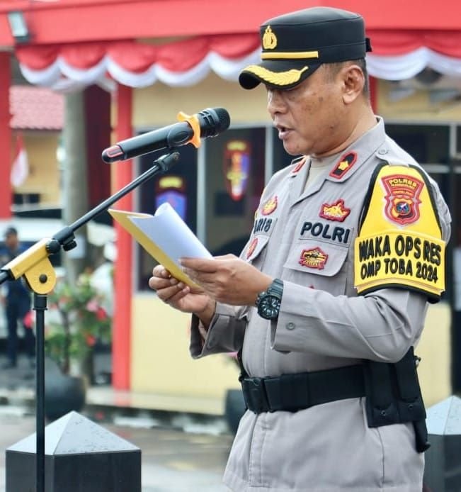 Polres Belawan Gelar Pasukan Operasi Mantap Praja Toba 2024