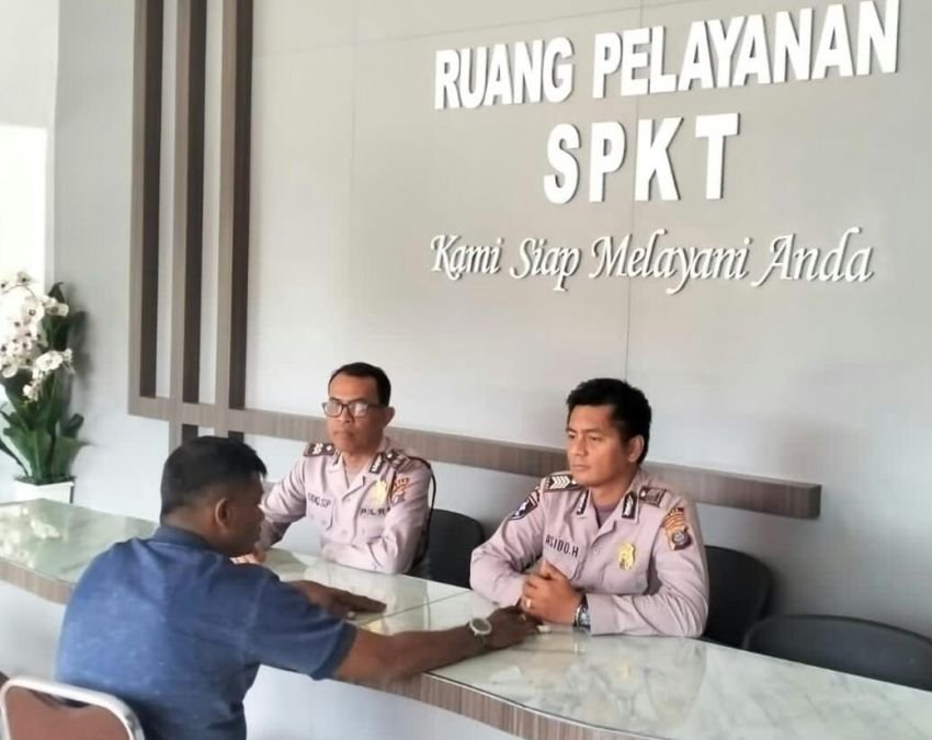 Personel Polres Sergai Korban Penganiayaan Laporkan Pelaku