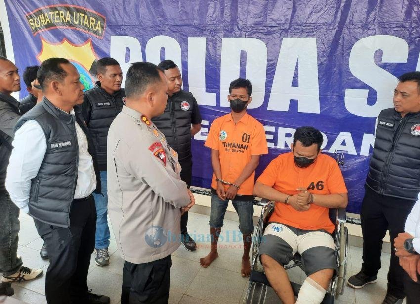 Tangkap 2 Pria Terduga Kurir, Satnarkoba Polres Sergai Gagalkan Peredaran 7 Kg Sabu