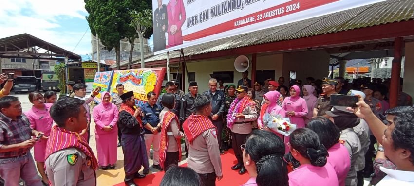 Gantikan Wahyudi Rahman, Eko Yulianto Resmi Jabat Kapolres Karo