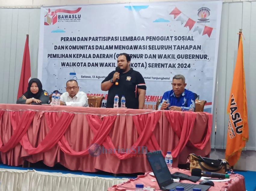 Bawaslu Ajak Penggiat Sosial Berperan Aktif Awasi Tahapan Pilkada di Tanjungbalai