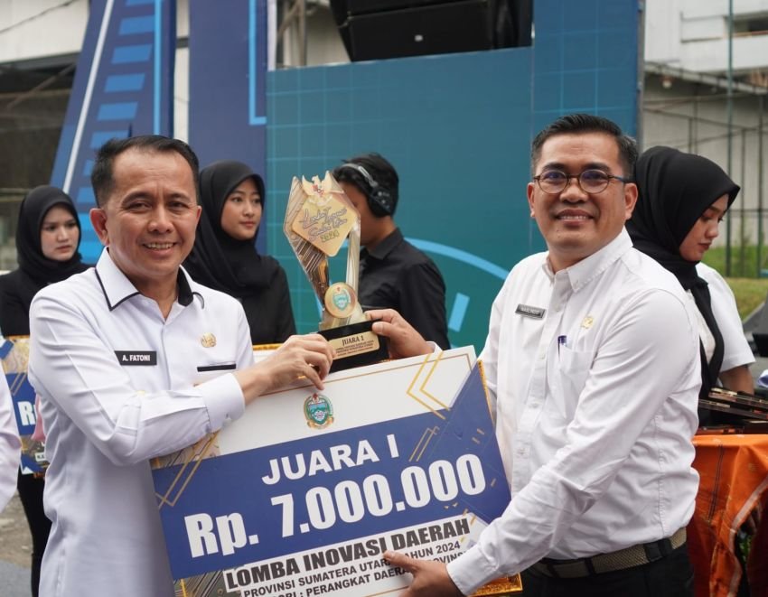 Dinas Koperasi dan UKM Sumut Raih Juara 1 Inovasi Daerah 2024
