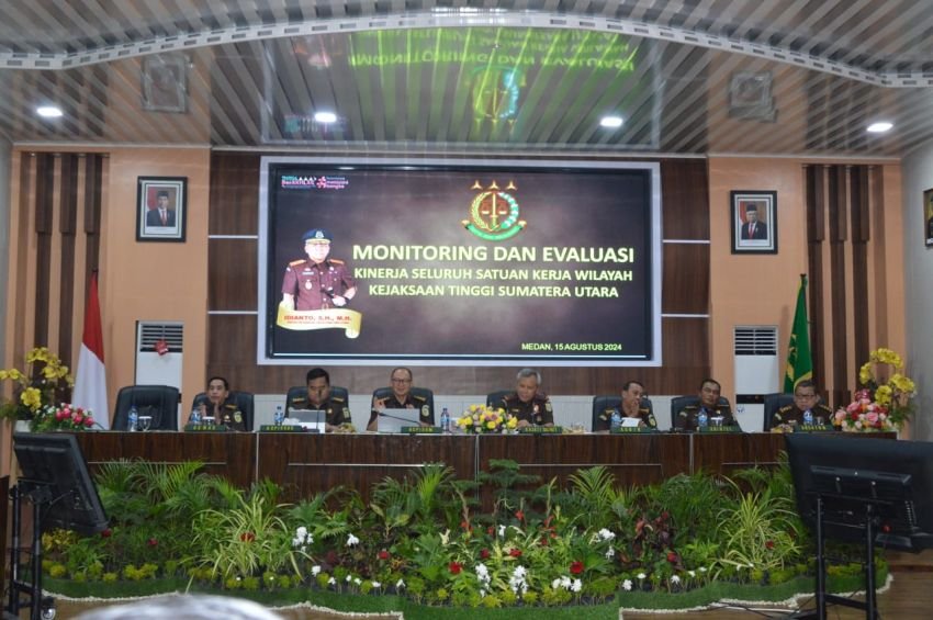 Gelar Monev, Kejati Sumut Optimis Penyerapan Anggaran dan Program Tercapai