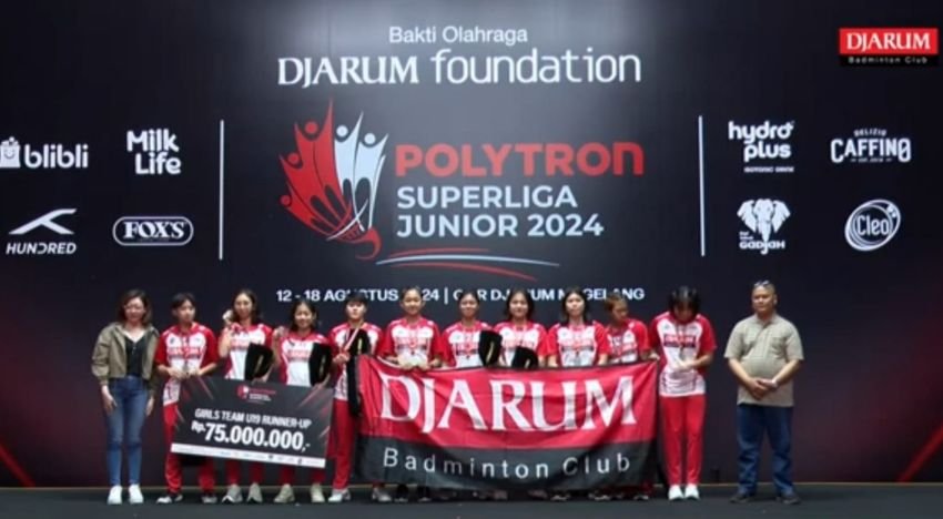 Kalah 0-3, Nia Matondang dan Kawannya Runner-up Kejuaraan Bulu Tangkis Polytron Superliga Junior 2024