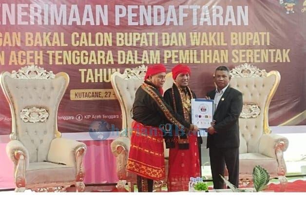 Raidin Pinim dan Syahrizal Mendaftar ke KIP Agara