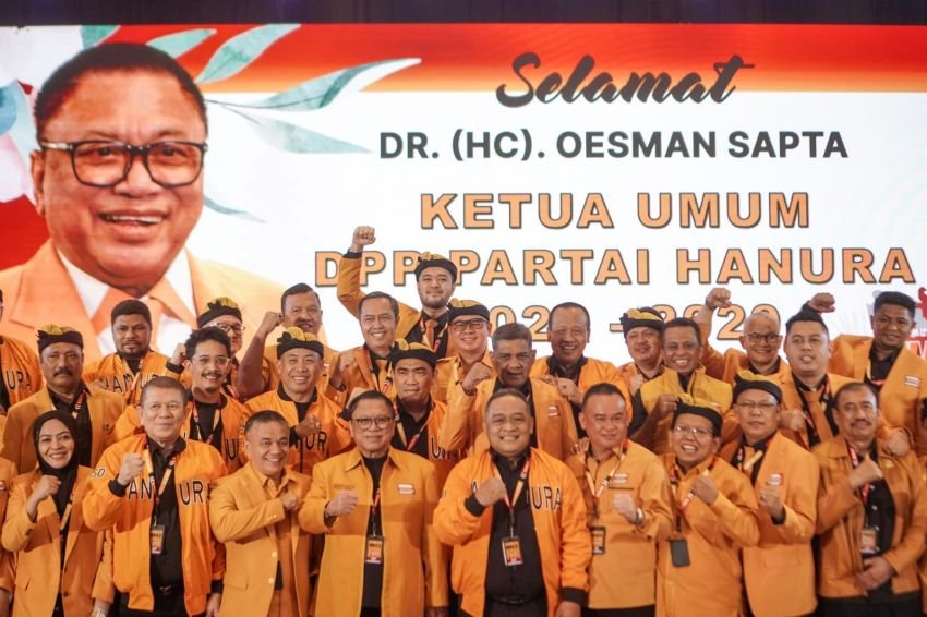 Terpilih Jadi Ketua Umum, Hanura Sumut Dukung Oesman Sapta