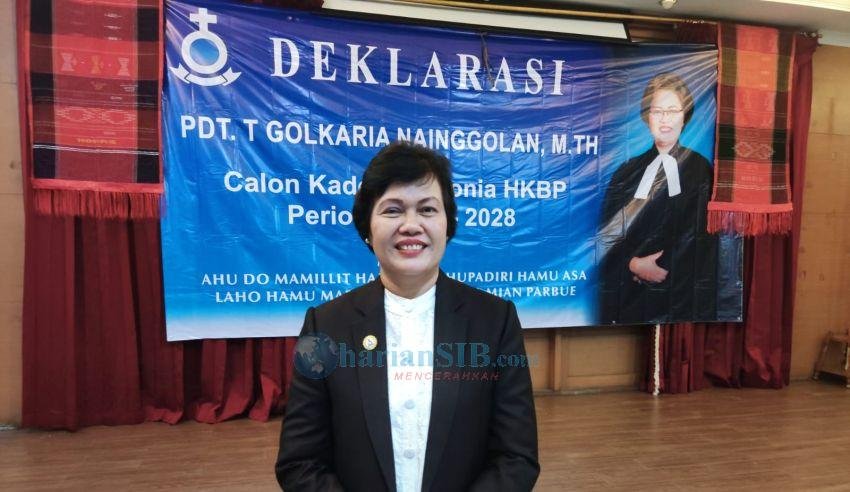 Pdt T Golkaria Nainggolan MTh Deklarasi Calon Kadep Koinonia HKBP 2024-2028