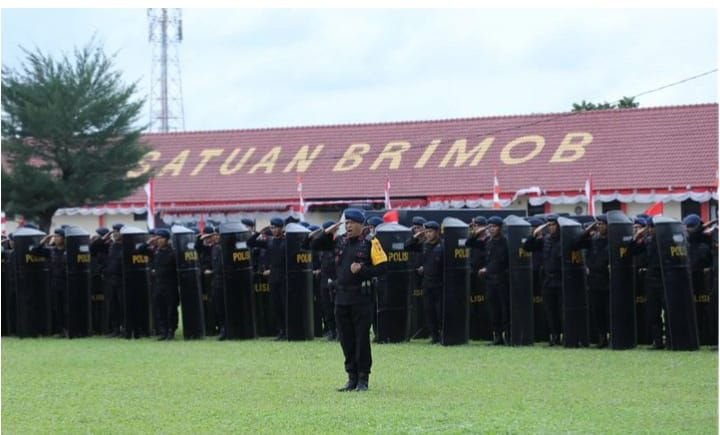 Brimob Polda Sumut Gelar Apel Kesiapsiagaan Personel Jelang PON XXI