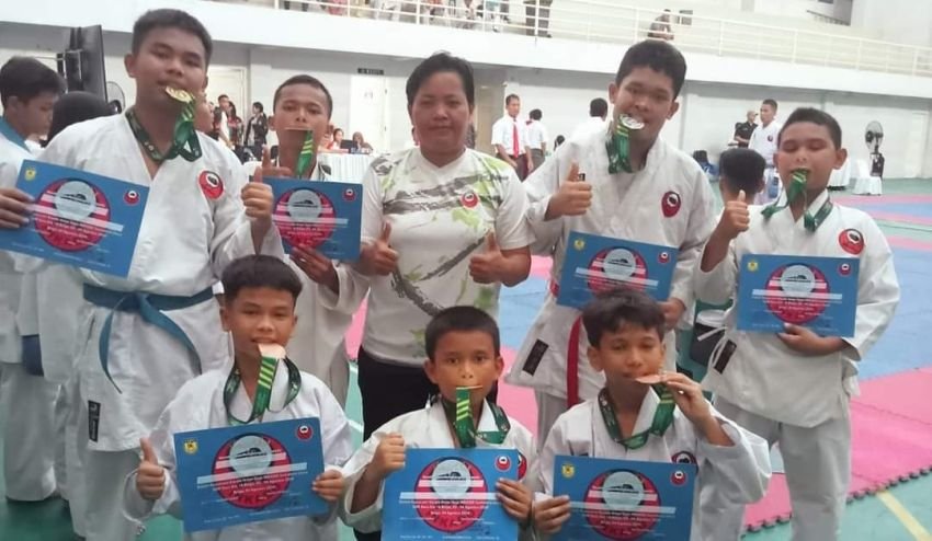 Tujuh Atlet Inkado Labura Raih Medali di Kejuaraan Antar Dojo Inkado Sumut 2024