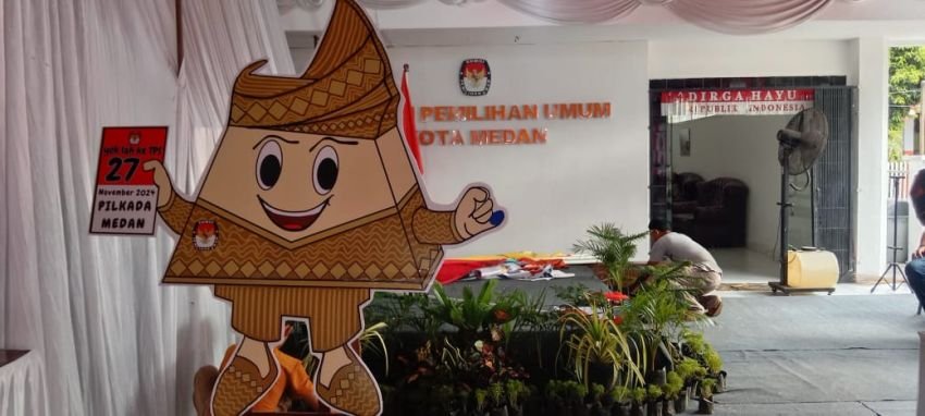 Hari Pertama, Belum Ada Bapaslon Wali Kota/Wakil Wali Kota Daftar di KPU Medan