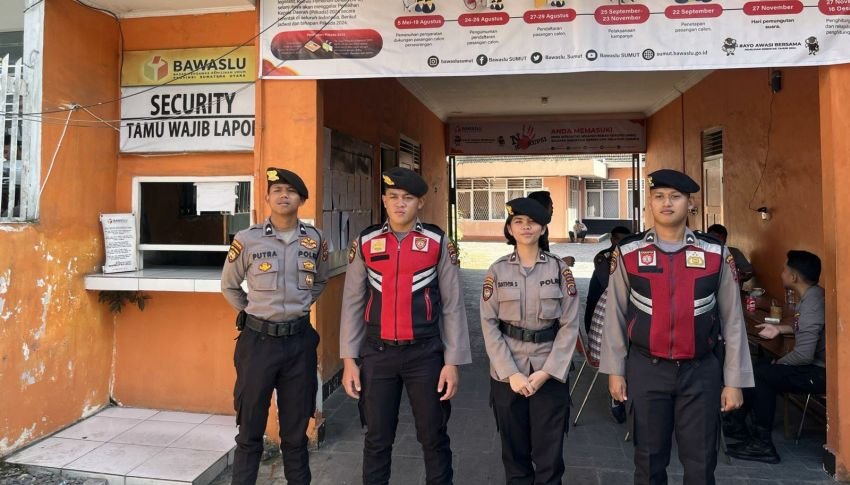 Jelang Pilkada, Polda Sumut Perketat Pengamanan di KPU dan Bawaslu