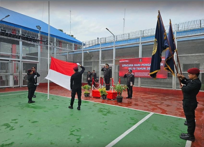 Puncak Peringatan Hari Pengayoman Ke-79, Lapas Pancurbatu Terima Penghargaan