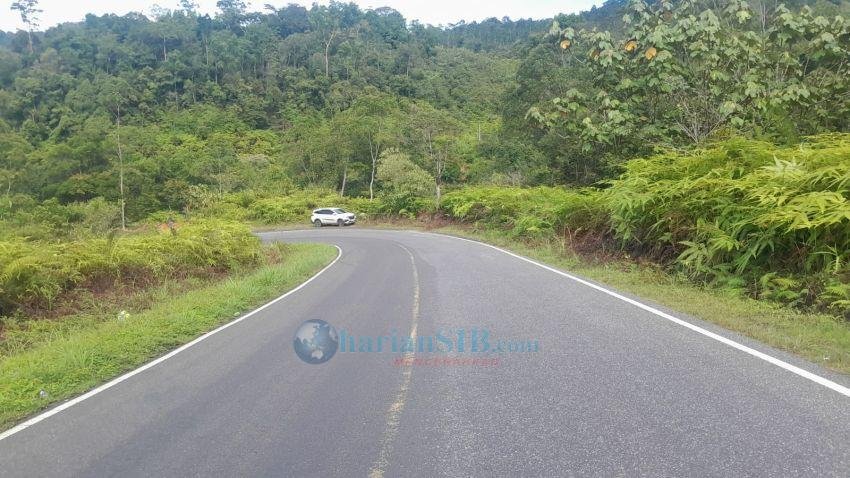 Rambu Lalin di Jalan Nasional Rampah-Poriaha Tapteng Minim