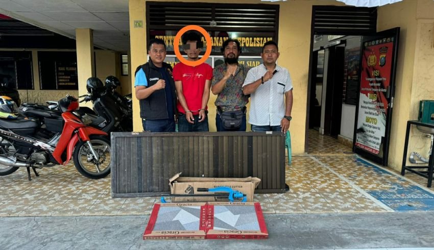 Curi Alat Tukang dan Bahan Bangunan di Mesjid, Sikil Ditangkap Polisi