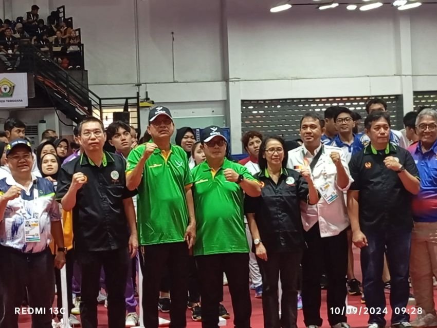 Tenis Meja PON XXI Resmi Dibuka, 22 Provinsi Bersaing