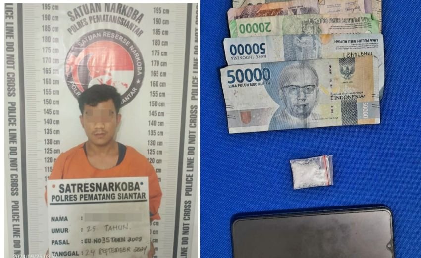 Residivis Narkotika Ditangkap Polisi Atas Kepemilikan Sabu 1,35 Gram di Pematangsiantar