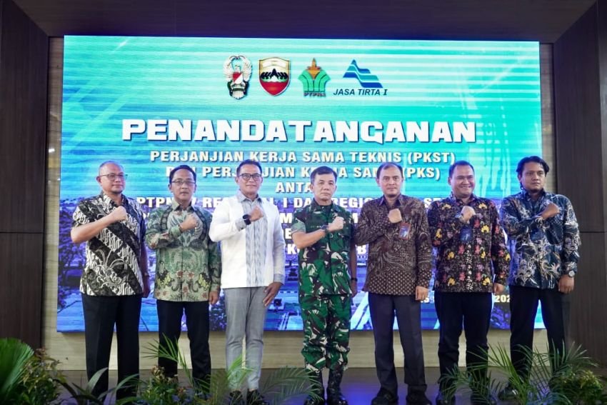 PTPN IV Regional 1 dan 2 Teken Kerja Sama Teknis dengan Kodam I Bukit Barisan