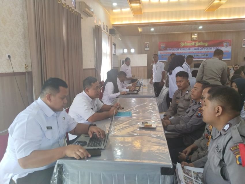 Itwasda Polda Sumut Audit Kinerja Polres Simalungun