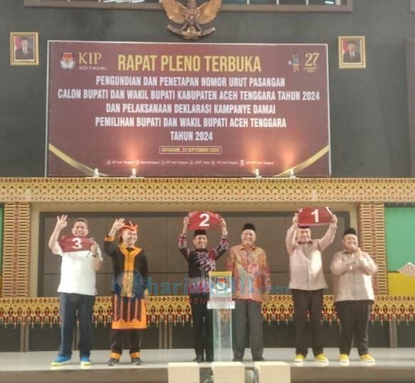 KIP Agara Tetapkan, SAH Nomor 1, RASA Nomor 2 dan PADI Nomor 3