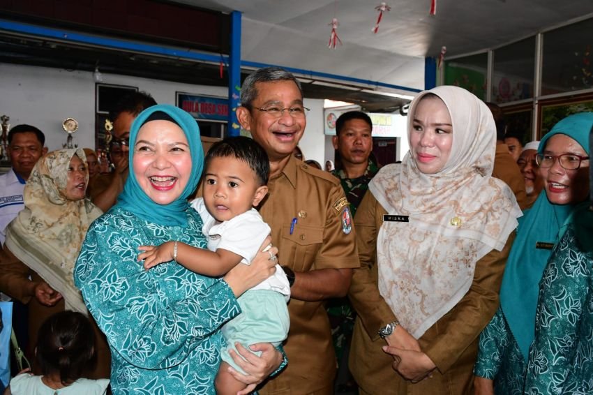 Pj Bupati Deliserdang Apresiasi BKBHI Unggulan Posyandu dan PAUD Desa Sekip