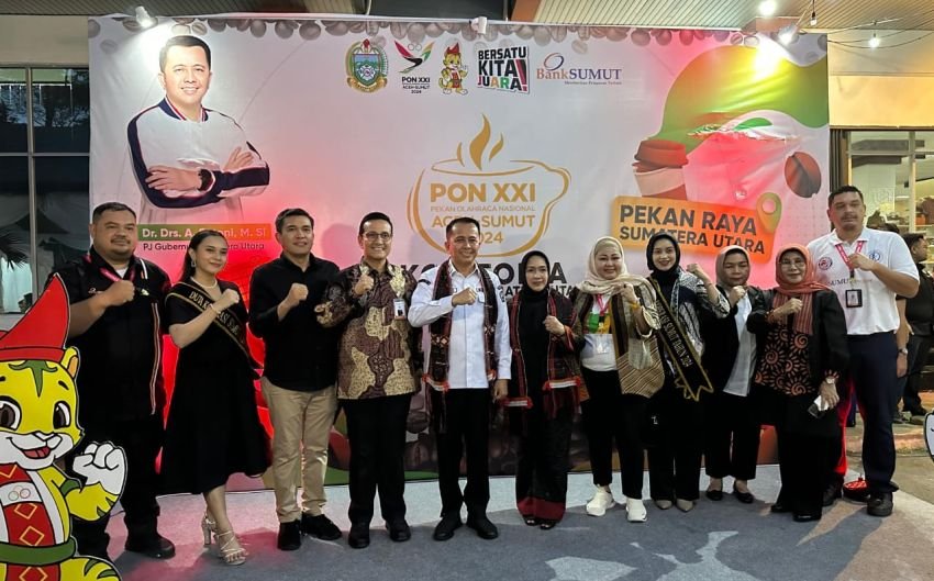 Pj Gubernur A Fatoni Luncurkan 'Kopi Sumut' dan Gerakan Cinta Kopi Serentak se-Sumut di Kopiforia