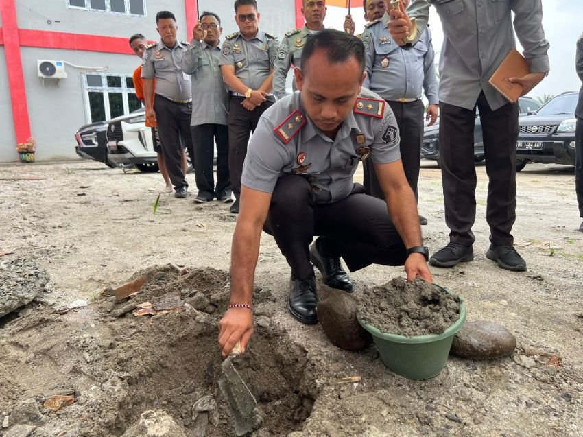 Kalapas Lubukpakam Letakkan Batu Pertama Pembangunan Tahap III