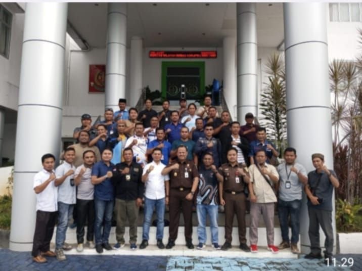 Kajari Agara Gelar Coffee Morning dengan Wartawan dan LSM