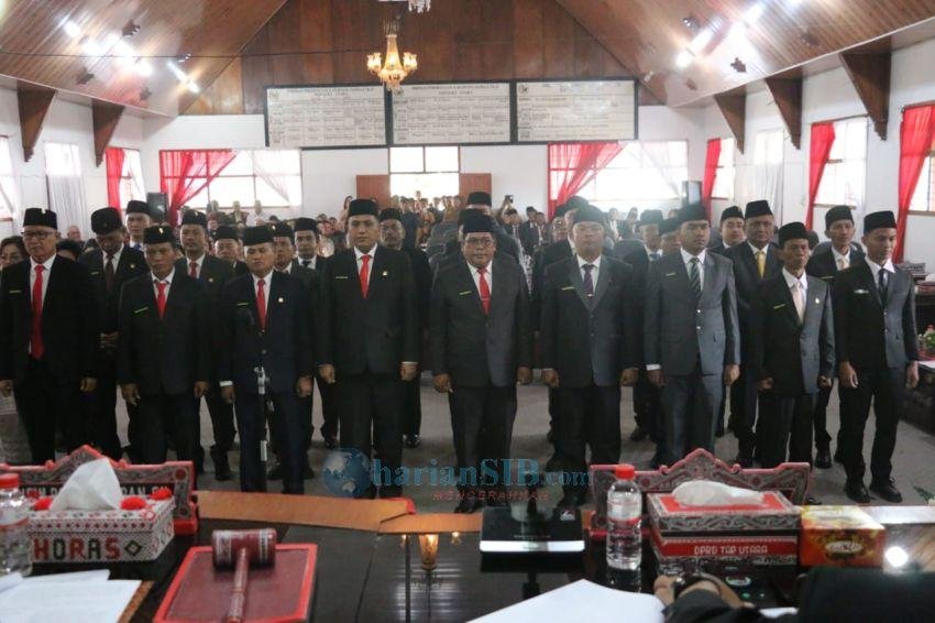 35 Anggota DPRD Taput Terpilih Dilantik, Jimmi Tambunan Pimpinan Sementara