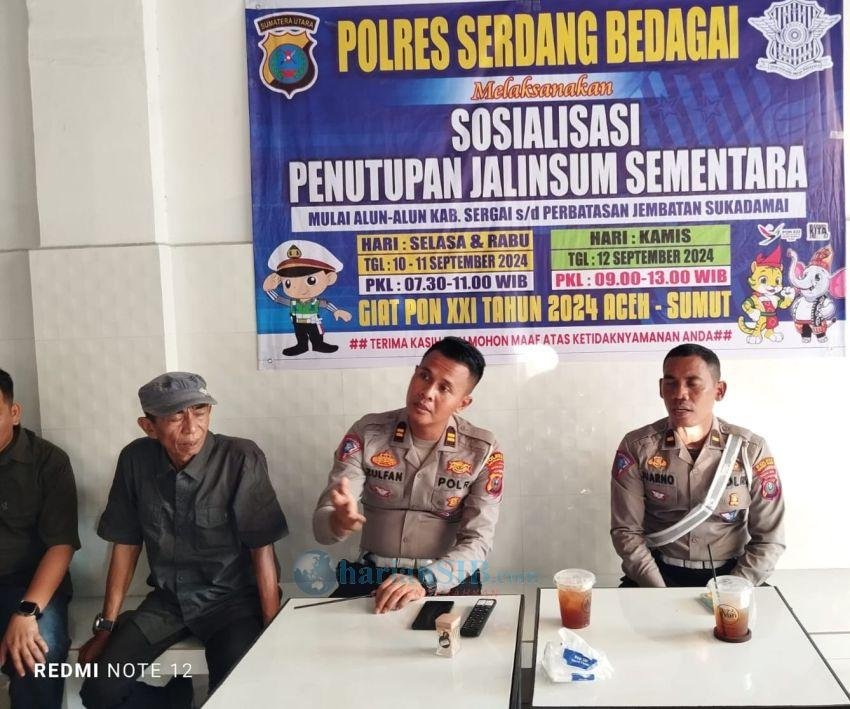 Amankan Jalur Lintasan Balap Sepeda PON XXI Aceh-Sumut, Polres Sergai Turunkan 200 Personel Gabungan