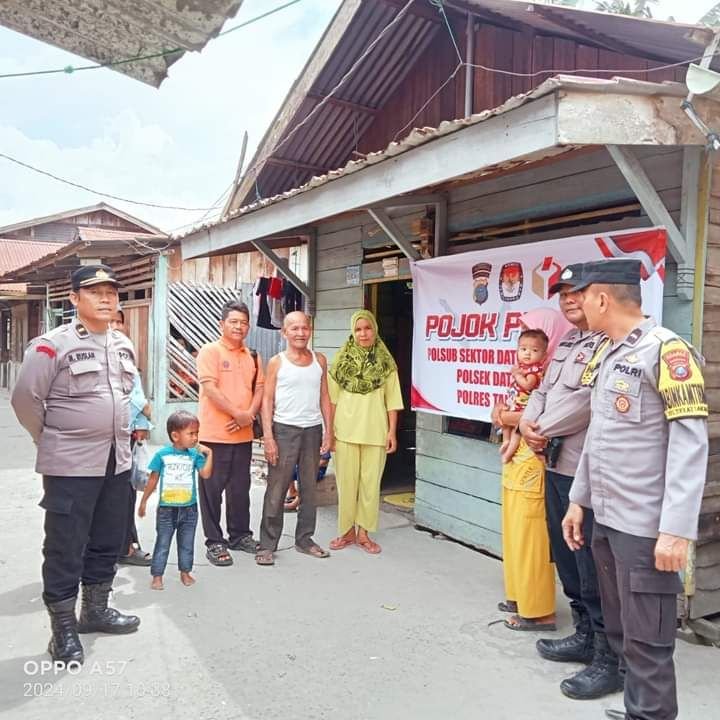 Polsub Sektor Datuk Bandar Timur Tanjungbalai Gelar Pojok Pemilukada