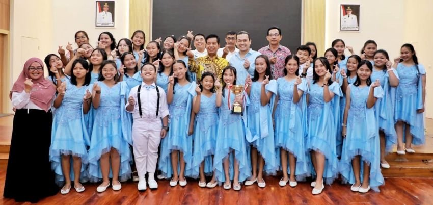 Paduan Suara Anak Kabupaten Simalungun Siap "Go to Papua" Ajang Pesparawi Nasional