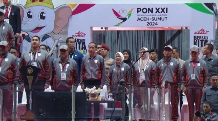 Jokowi Hadiri Pembukaan PON XXI 2024 di Aceh