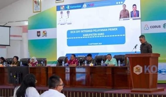 Karo Lakukan Kick Off Integrasi Pelayanan Kesehatan Primer kepada Masyarakat