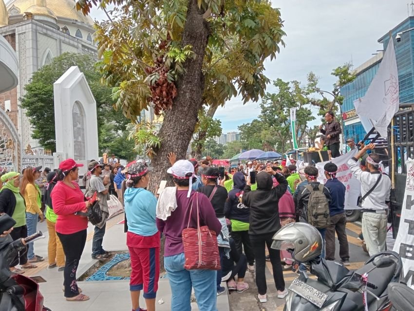 Komite Rakyat Bersatu Tuntut Gubernur Selesaikan Konflik Agraria di Sumut