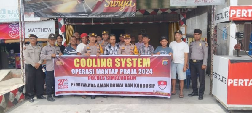 Jaga Kamtibmas Jelang Pilkada, Polres Simalungun Laksanakan Cooling System