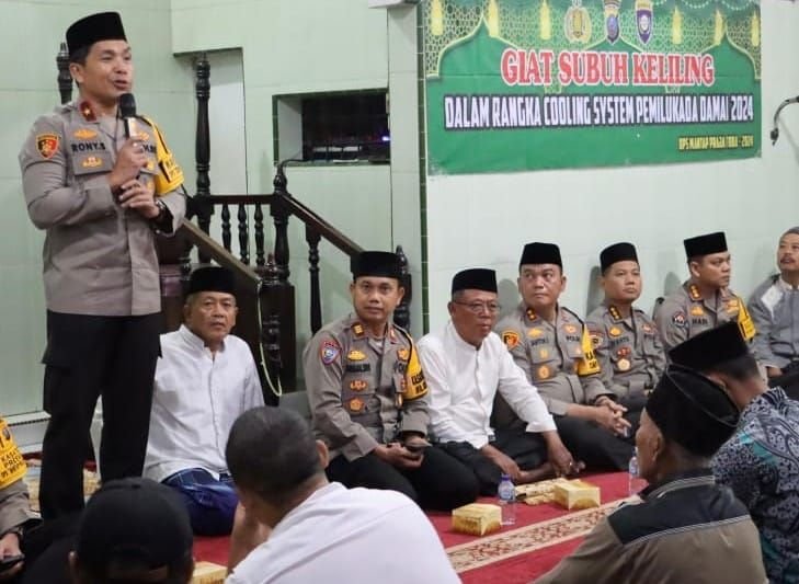 Safari Subuh di Labuhan Deli, Wakapolda Sumut Minta Masyarakat Jangan Mudah Terpengaruh Isu Hoaks