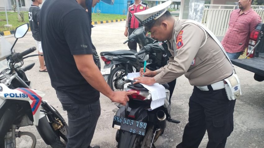 Hendak Balapan Liar, Polres Pematangsiantar Amankan 4 Unit Sepedamotor