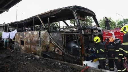 'Bom di Atas Roda' Buat Bus Study Tour Sekolah Meledak, 23 Tewas