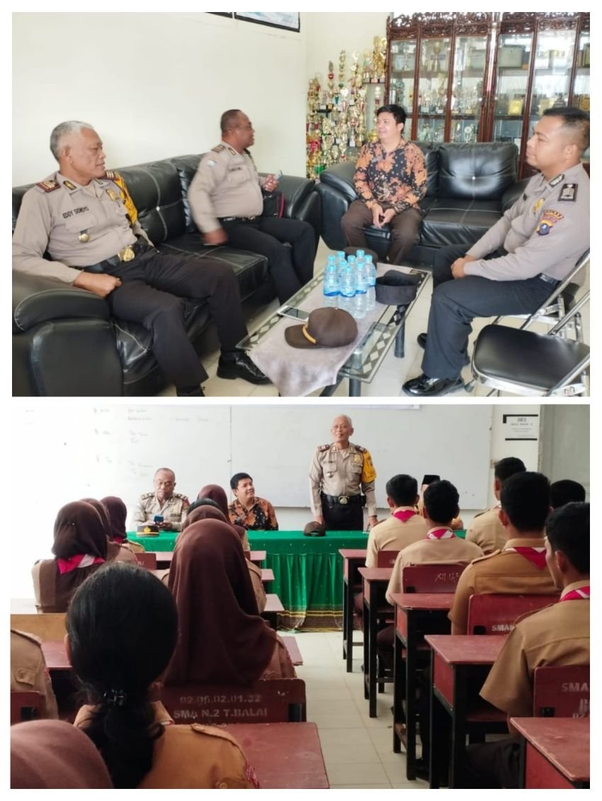 Polres Tanjungbalai Menggelar Police Go To School Di SMAN 2 Tanjungbalai