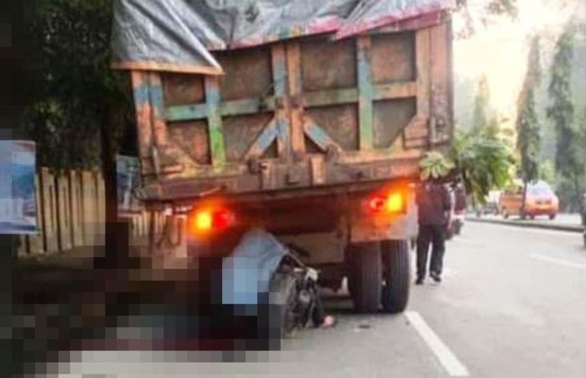 Tabrak Dam Truk di Tanjungmorawa, Pengendara Motor Tewas