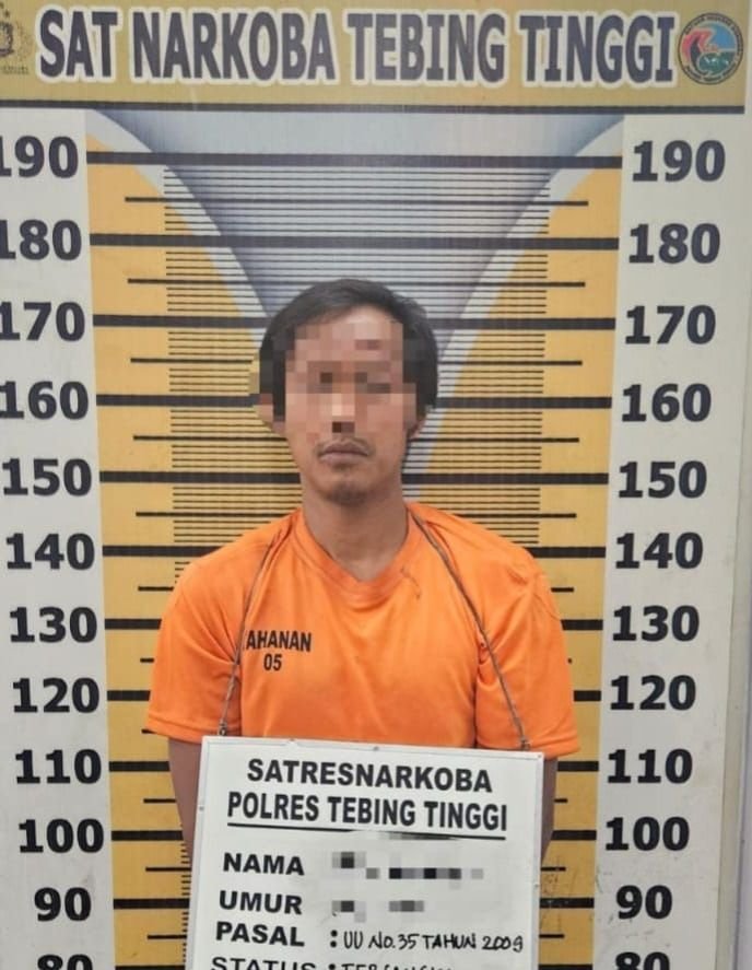 Tim Gabungan Polres Tebingtinggi dan Polsek Sipispis Ringkus Residivis Kasus Narkoba