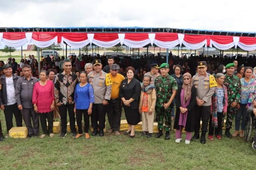 Polda Sumut Gelar Bakti Sosial Kesehatan di Lapangan Samura Kabanjahe