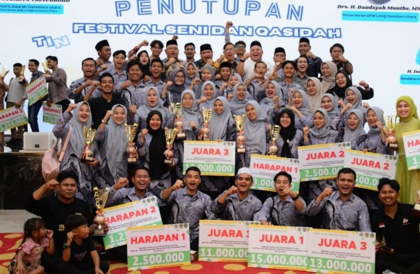 Grup Rebana Klasik Remaja Putra Labura Juara 1 FSQ Sumut 2024