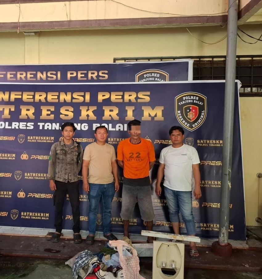 Satu dari Dua Pelaku Curat Berhasil Ditangkap Polres Tanjungbalai