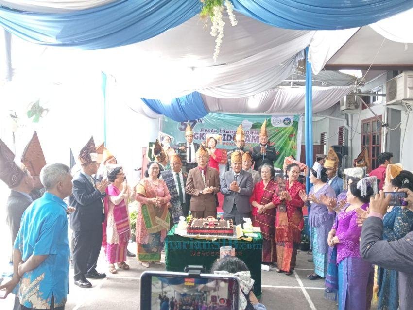 Perayaan Ulang Tahun ke-57 GKPS Sidorame Meriah